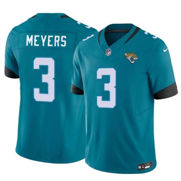 Have a Choice Mens Youths Jokobi Meyers Teal Stitched Jersey Vapor